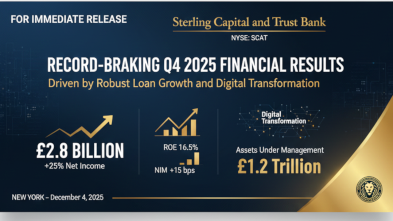 Bank Announces Record Quarterly Earnings